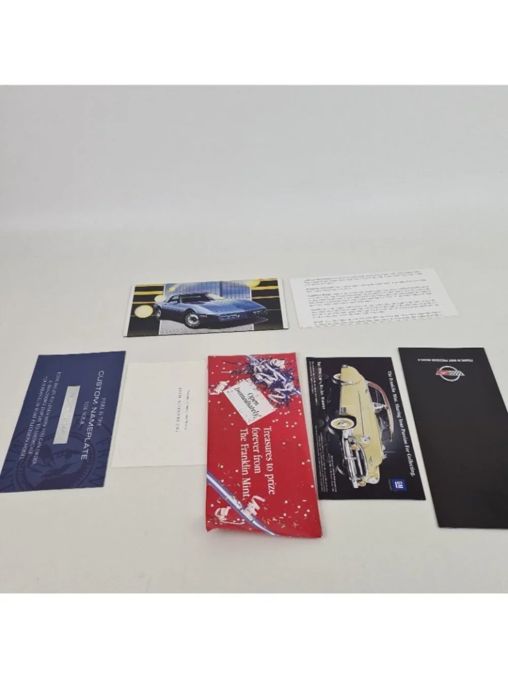 Franklin Mint Precision Models 1984 Corvette Blue 1:24 Die Cast B11VB58